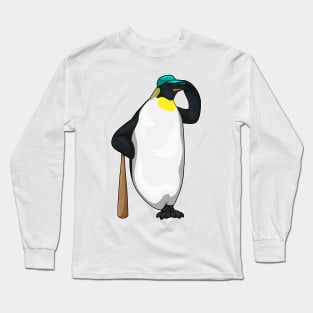 Penguin Baseball Baseball bat Long Sleeve T-Shirt